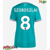 Camiseta Liverpool Dominik Szoboszlai #8 Tercera Equipación para mujer 2025-26 manga corta